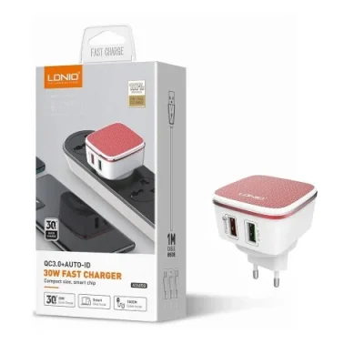 Ldnio A2405q 2 Ports Iphone Fast Charger