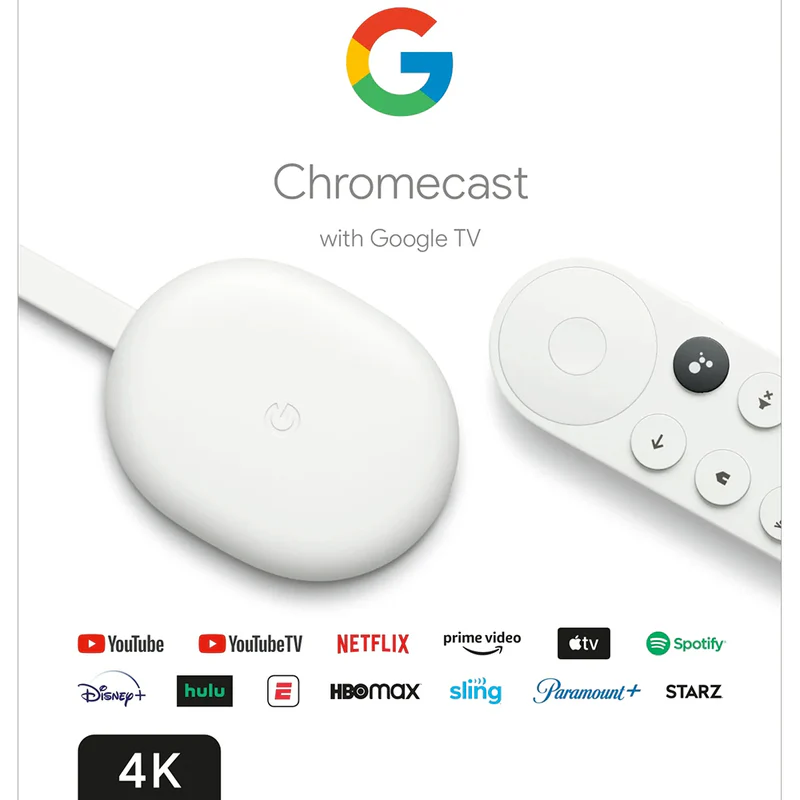 Google Chromecast With Google Tv- 4k Google Chromecast With Google Tv- 4k