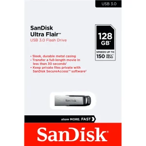Sandisk Ultra Flair Usb 3.0 Flash Drive 128gb