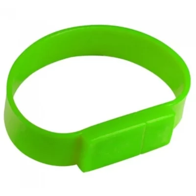 Silicon Wristband Portable Flash 8Gb Green
