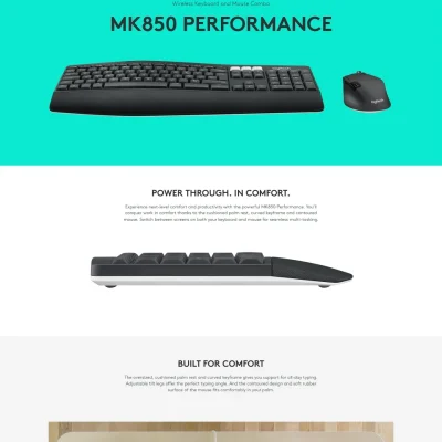 Logitech Mk850 Wireless Keyboard With Mouse