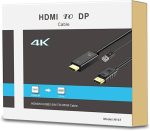 Hdmi To Display Port/Usb 4K Male Cable H147