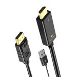 Hdmi To Display Port/Usb 4K Male Cable H147