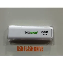 Digirich V-Cut Flash Drive 32Gb White