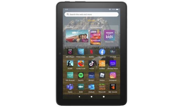 Amazon Black Fire Hd8 12th Gen Tablet - 32 GB