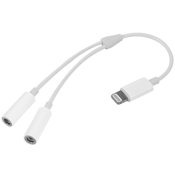 Iphone To Dual Aux Adapter Mh026 Bes Buy