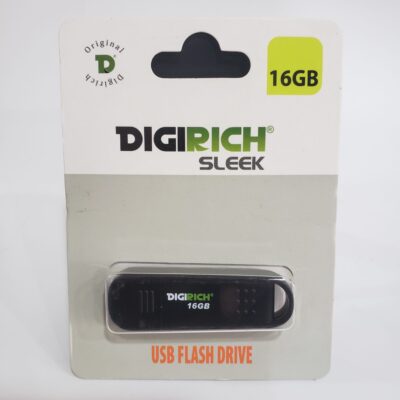 Digirich Sleek 16Gb Usb Flash Drive Black