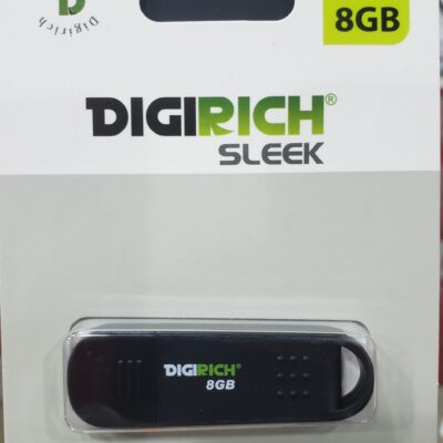 Digirich Sleek Flash Drive 8Gb Black