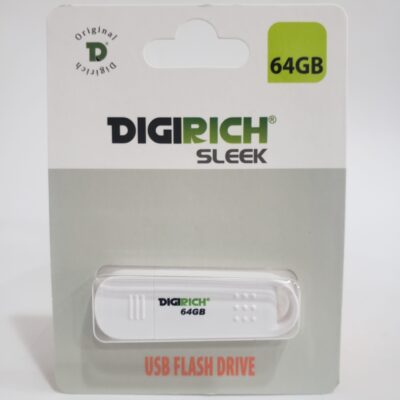 Digirich Sleek Flash Drive 64Gb White