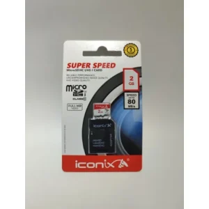 Iconix MicroSD Card 2gb 80mb/s