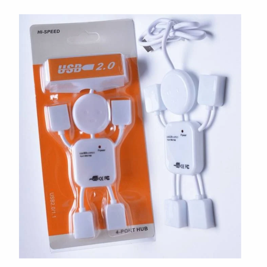 4 Port Robot USB Hub