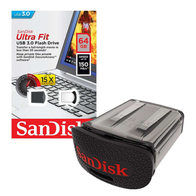 Sandisk Ultra Fit Usb 3.1 Flash Drive 64gb