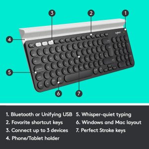 Logitech K780 Multi-Device Wireless Keyboard Best Buy