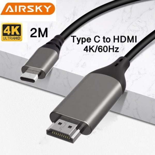 Airsky Type C to HDMI 4K 2M Cable Hc-60