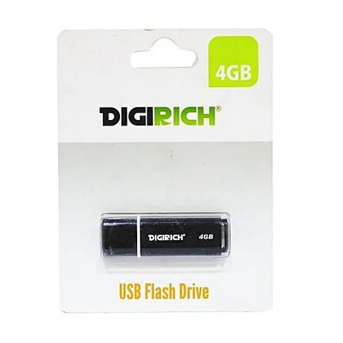 Digirich V-Cut 4gb Flash Drive Black