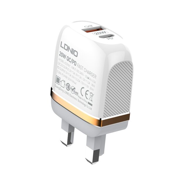 LDNIO A2316C 20W USB-C PD Charger Type C+QC3.0