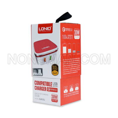 Ldnio A2405Q 2 In 1 Fast Charger Type-C