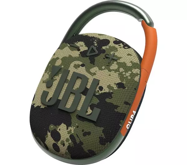 JBL Clip 4 Portable Bluetooth Speaker- Camouflage