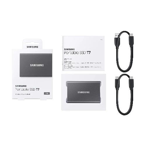 Samsung Portable External Ssd T7 1tb 1050mbps