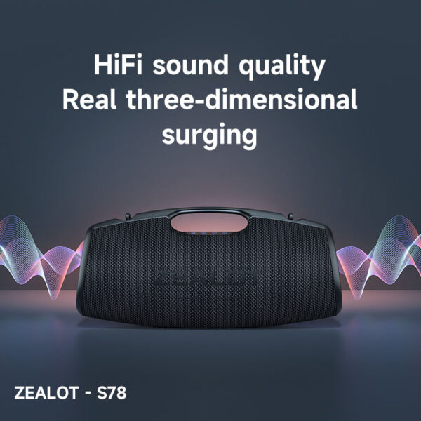 Zealot S78 Bluetooth Portable 100watts Speaker
