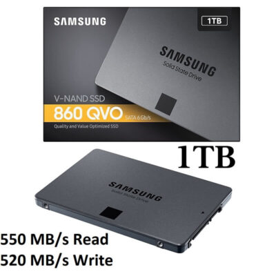 Samsung 870 QVO Sata III 2.5 SSD – 1TB