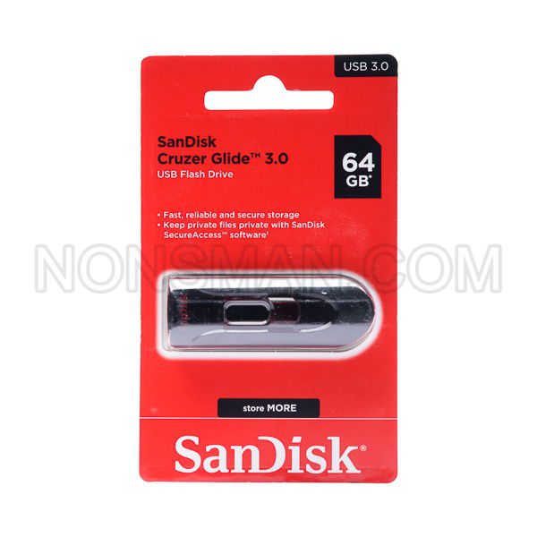 Sandisk Cruzer Glide Usb 3.1 Flash Drive 64gb