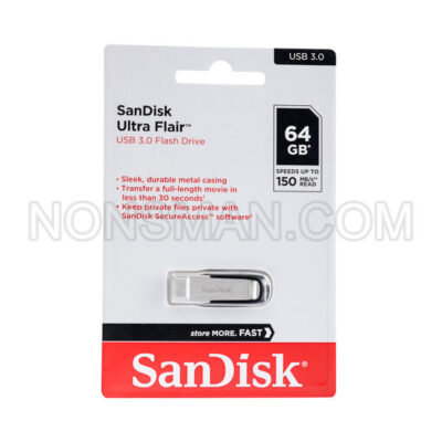 Sandisk Ultra Flair Usb 3.0 Flash Drive 64gb