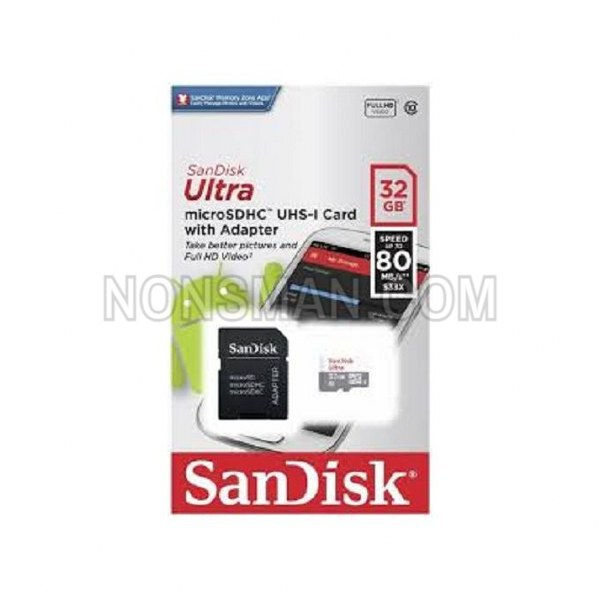 Sandisk Ultra Micro Sd Card 32gb 100mb/s Class 10
