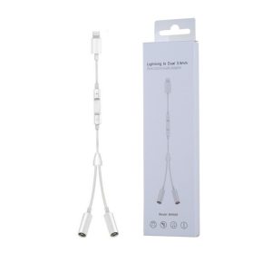 Iphone To Dual Aux Adapter Mh026 Bes Buy