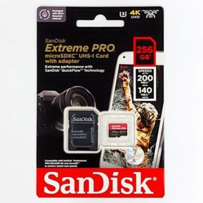 Sandisk Extreme Pro MicroSD 256gb 200mb/s