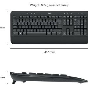 Logitech Mk545 Advance Wireless Keyboard + Mouse
