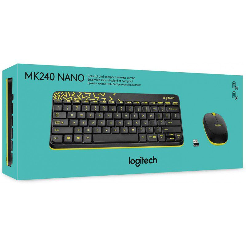 Logitech Mk240 Nano Mouse And Keyboard