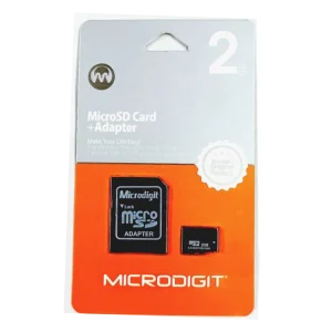 Microdigit Micro Sd Card 2gb + Adapter