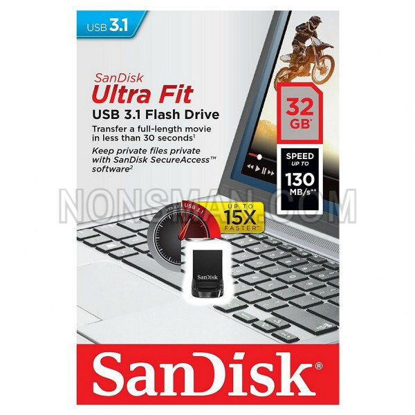 Sandisk Ultra Fit Usb 3.1 Flash Drive 32gb