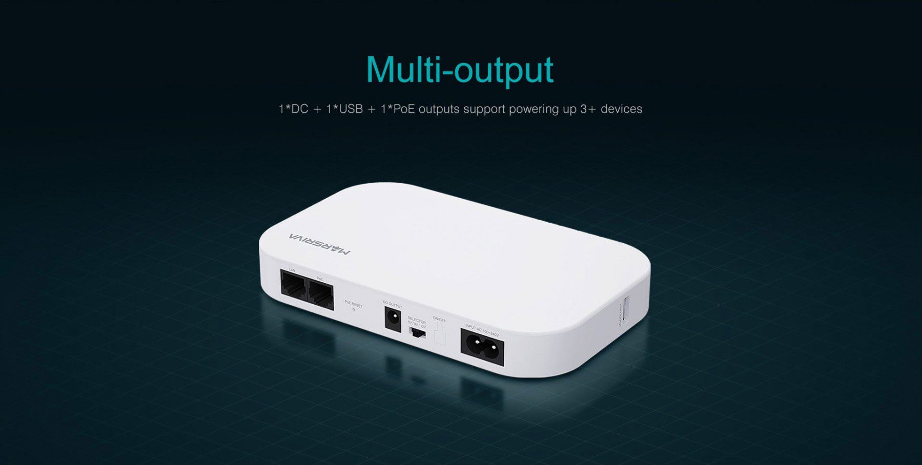 Marsriva Smart Mini Dc Ups 10000mah Router Powerbank