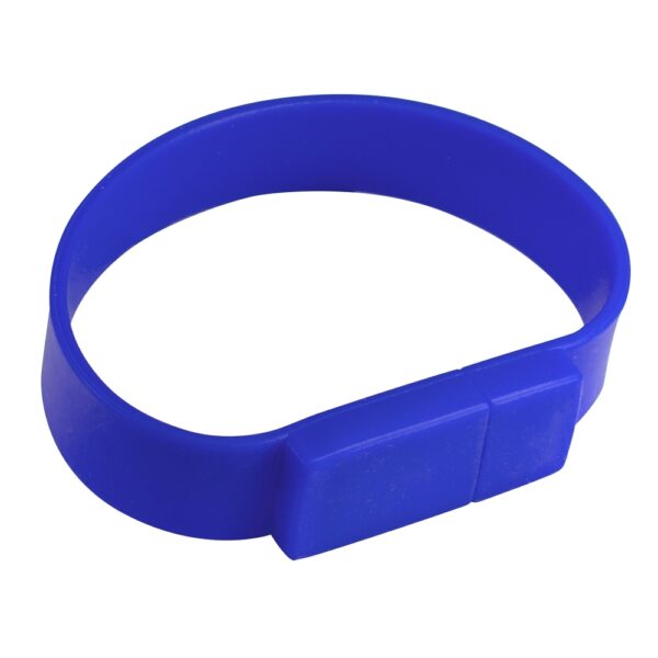 Silicon Wristband Portable Flash 8Gb Blue