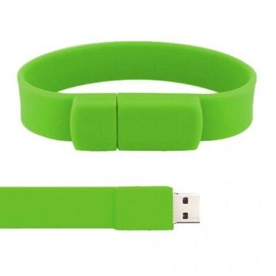 Silicon Wristband Flash 4Gb Green