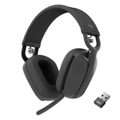 Logitech Zone Vibe 125 Wireless Headset With Noise Cancelling Mic-Black
