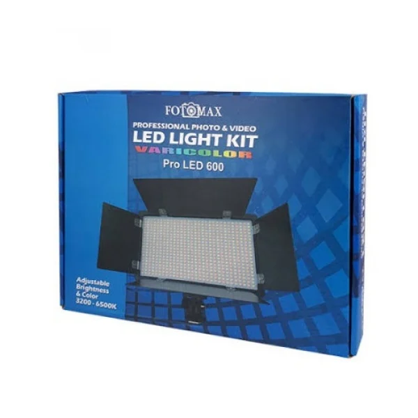 Rechargeable Photo & Video Led-light kit Pro Led 600