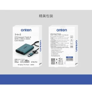 Onten OTN-P3+ 3 in 2 Card Reader 5gb/s