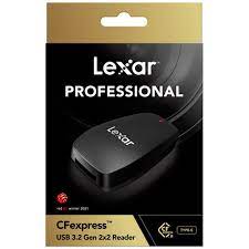 Lexar CFexpress Type-B/SD 2 in1 Card Reader Usb 3.2 with Type C Cable