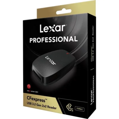 Lexar CFexpress Type-B/SD 2 in1 Card Reader  Usb 3.2 with Type C Cable