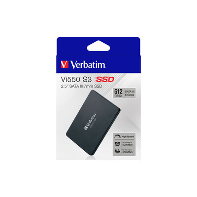 Verbatim Vi550 S3 512gb SSD Sata Internal 520mb/s