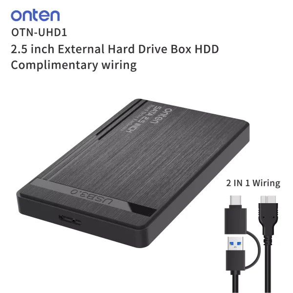 Onten Otn-UHD1 2.5 inch External Hard Drive Box HDD
