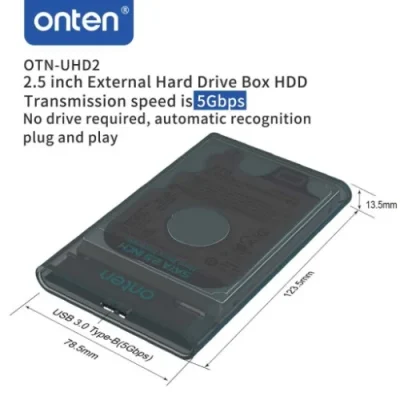 Onten Otn-UHD2 2.5 Usb 3.0 Hdd External Case