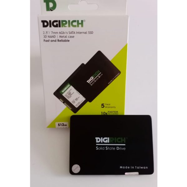 Digirich DGSSDM22 512GB Internal SSD 3D NAND 480/550mb/s