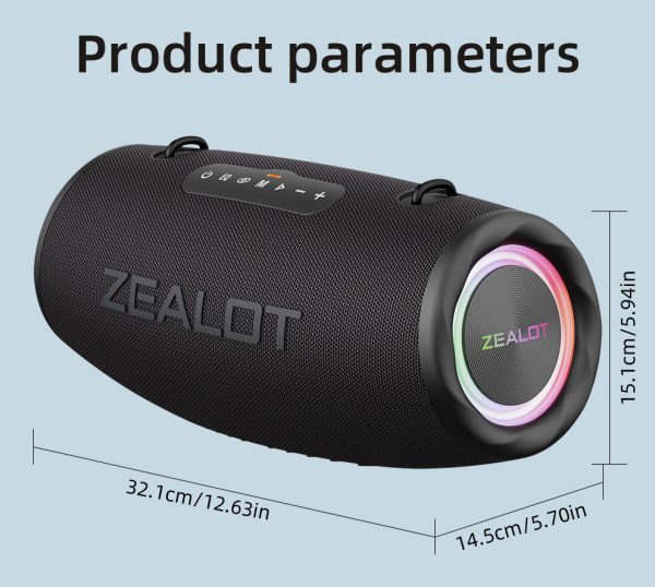 Zealot S87 Bluetooth Portable Speaker