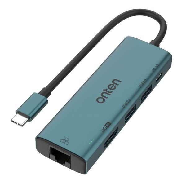 Onten UC125 5-in-2 Usb-C to Hdmi Dock Station