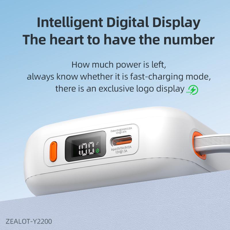 Zealot Y2200 20000mAh Power Bank