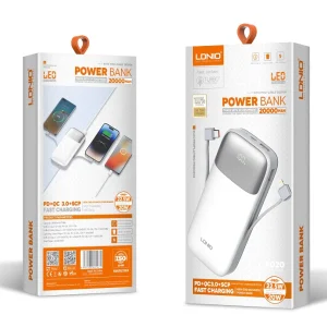 64f58a9bdfa0c Ldnio PQ20 20000mah PD 20W Power Bank